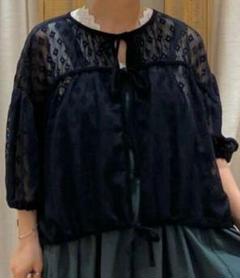 新品⭐サマンサモスモス⭐メッシュ前後着ブラウス
