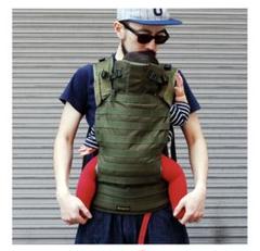 テンプラサイクル　ベビーアーマー　抱っこ紐 黒×カモ ミリタリー tempra / BABY ARMOR – tempra online store