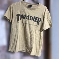 THRASHER ベージュ　Tシャツ