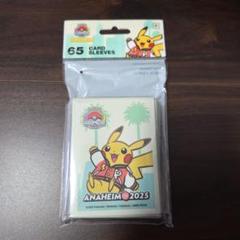 ポケモンカードスリーブ 65枚 ピカチュウ ANAHEIM WCS2025
