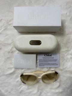 新品未使用 クロエ　サングラス　アイボリー　Chloe クロエ Chloe サングラス レディース メンズ （アイボリー