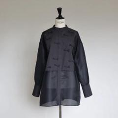 gypsohila Ribbon Sheer Shirt ジプソフィア