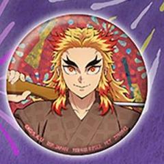 鬼滅の刃 ホログラム缶バッジ～漆ノ章 in ナムコ　煉獄杏寿郎