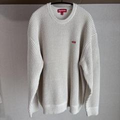 Supreme ホワイト ニット セーター - メルカリ