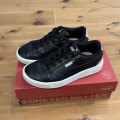 PUMA/プーマ キッズ スニーカー ビッキーV3 マーメイド 黒 18センチ