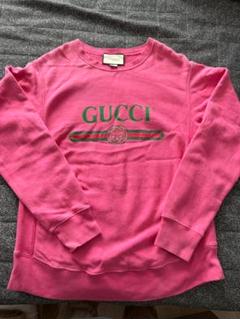 GUCCI ピンク トレーナー サイズ6 GUCCI グッチ スウェット ピンク トレーナー - メルカリ