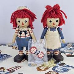 RAGGEDY ANN＆ANDY ラガディアン アンディドールまとめ売り 美品 希少 木製ドール ラガディ アン＆アンディ 箱付き