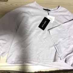 Tシャツ トップス パープル 新品 レディース L