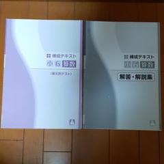 馬渕教室 練成テキスト 小6 算数