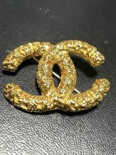 CHANEL シャネルココマーク フラワーモチーフ ブローチ a_052