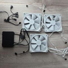 NZXT RGB DUO 3個+RGBコントローラーセット