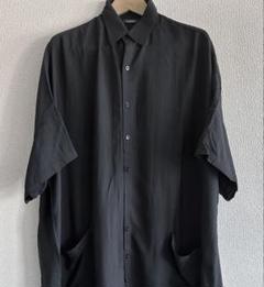 LIMI feu リミフゥ 19SS ロングシャツワンピース ブラック S LIMI feu リミフゥ 19SS ロングシャツワンピース ブラック S