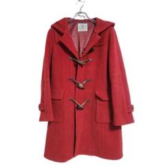 J.PRESS ダッフルコート 赤 イタリア製 L 厚手 ヘリンボーン ウール
