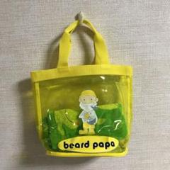 beard papa キャラクター透明バッグ