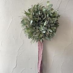 3.ポポラスフェアリーハーフリース ミモザとユーカリポポラスの素朴でシンプルな黄色いドライ