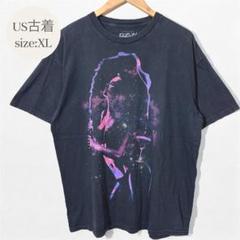 US 古着 グラフィック プリントTシャツ ブラック XLサイズ