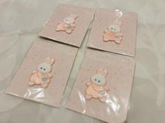 アイロンワッペン 動物 アイロン アップリケ 刺繍 可愛いウサギ