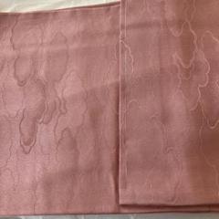 未使用 雲模様 ピンク 絹 着物