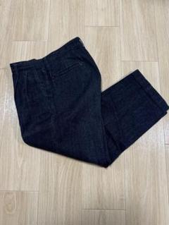 LOEFF ブラックデニムパンツ サイズ1のサムネイル