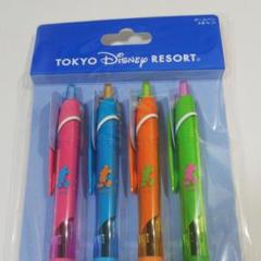 新品未使用未開封‼️ ミッキーシルエット柄ボールペン4本セット TDR限定品