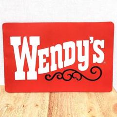 023 EMBOSSED SIGN WENDY`S ウェンディーズ ハンバーガー サイン
