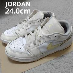 Jordan ホワイト/ゴールド スニーカー