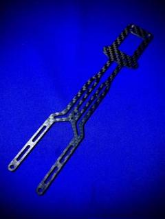 特注シルバー仕様　ヨコモ YD-2R用ナローメインシャーシ　蕨山Carbon 特注シルバー仕様 ヨコモ YD-2R用ナローメインシャーシ 蕨山Carbon
