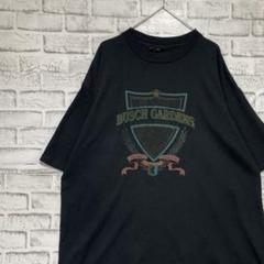 USA製90sヴィンテージTシャツ！シングルステッチブラック半袖古着2XL714