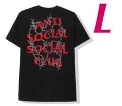 Anti Social Social Club Tシャツ 黒 L 新品 有刺鉄線