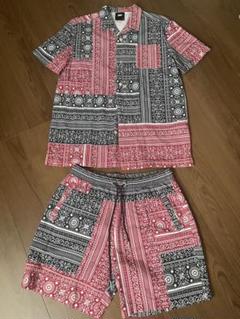 KITH ペイズリー総柄 シアサッカー セットアップ　Size S