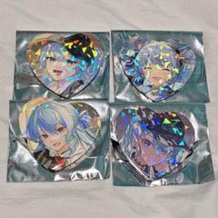 星街すいせい　ハート型缶バッジ　全種セット　×3 hololive - 4種 コンプセット 星街すいせい ハート型 缶バッジの