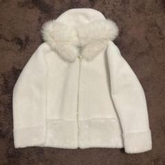 BIJOU フード付きホワイトファーコート未使用品 BIJOU フード付きホワイトファーコート未使用品 - メルカリ