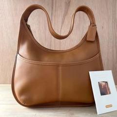 美品オールドコーチ OLD COACH ショルダーバッグ 9033 TOFFEE