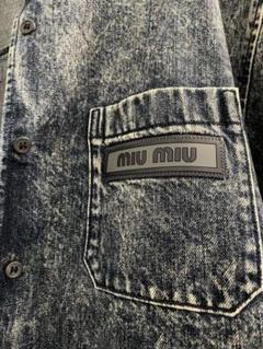 MIUMIU ロゴ vintage デニムジャケット 42 | SOHOO