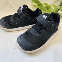 ナイキ NIKE ブラック スニーカー キッズ 14cm 外遊び シューズ