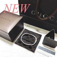【美品】GUCCI プレート ブレスレット バングル 925