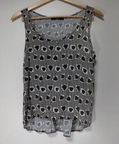 AZUL by moussy タンクトップ ブラックホワイト