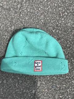 have a good time ニット帽 have a good time / FRAME BEANIE HEATHER . BLACK (ハブア
