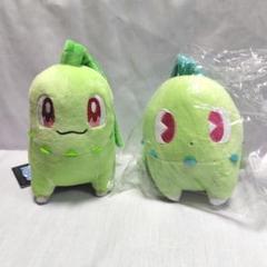 サイコソーダ　チコリータ　ぬいぐるみ　ポケモンセンター　ポケセン ぬいぐるみ サイコソーダ・リフレッシュ チコリータ - Meccha Japan