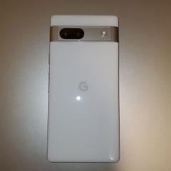 【純正バッテリー交換済み】GooglePixel7aホワイト 本体 Google Pixel 7a ホワイト バッテリー交換済。おまけ付き