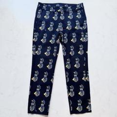 現行品✨パーリーゲイツ ゴルフパンツ マーメイド柄 ストレッチ ネイビー 1