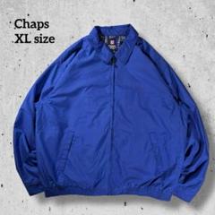 【CHAPS】チャップス ベージュスウィングトップ Sサイズ チェックブルゾン 古着 チャップス CHAPS スイングトップ ブルゾン ジャケット