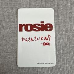 BLACKPINK ロゼ rosie ロージー 日本盤特典 サイン入りトレカ