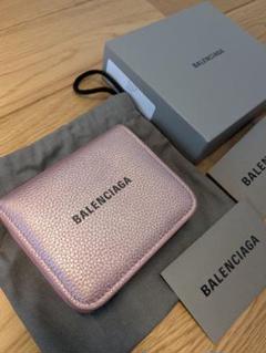 BALENCIAGA バレンシアガ メタリック パープル 三つ折り財布ウォレット 三つ折り財布 メンズ ブランド balenciaga バレンシアガ 三
