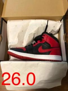 NIKE AIR JORDAN 1 MID BRED ナイキ エアジョーダン1