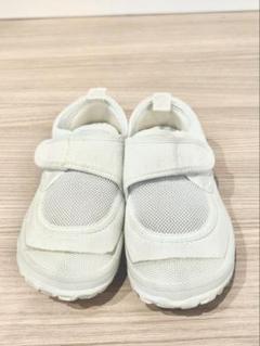 子供用上履き 17.0センチ/ホワイト メッシュ スリッポン