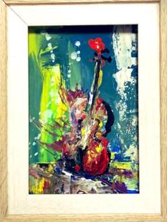 レゲエ音楽アート作品 約140cm x 80cm