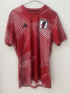 adidas 日本代表 レッドトレーニングシャツ日本Lサイズ