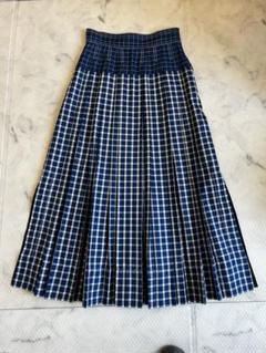 Tory Burch チェックロングスカート　プリーツスカート トリーバーチ Tory Burch チェックロングスカートプリーツスカート トリーバーチ
