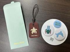 miumiu レコード　ノベルティ MIU MIU - miumiu ミュウミュウ トート エコバッグ ノベルティの